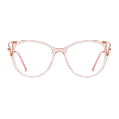 Trista Eyeglasses in Clear Pink