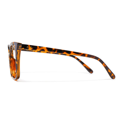 Fara Eyeglasses in Yellow Tortoise