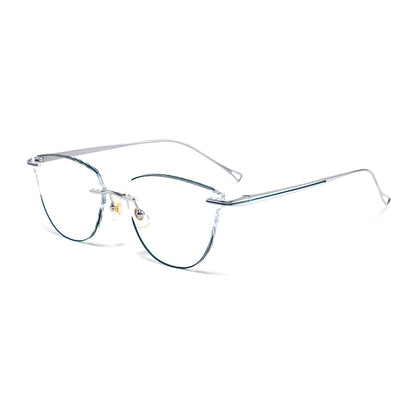 Alba Eyeglasses in Silver