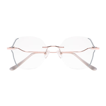 Twinkle Eyeglasses in Rose Gold & Silver