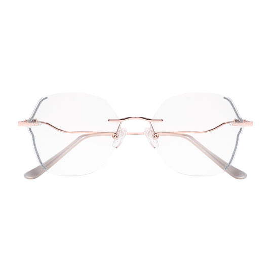 Twinkle Eyeglasses in Rose Gold & Silver