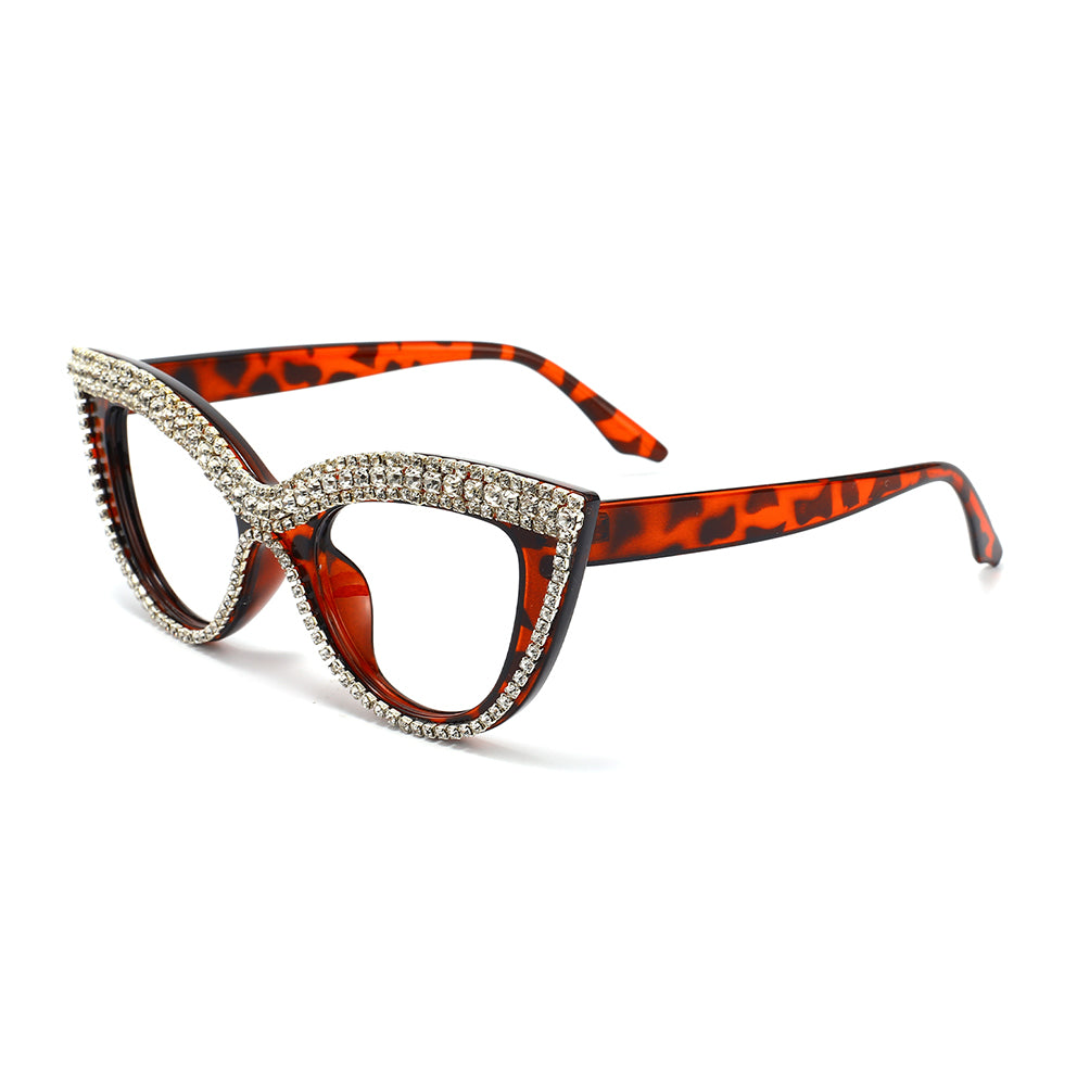 Sienna Eyeglasses in Red Tortoise