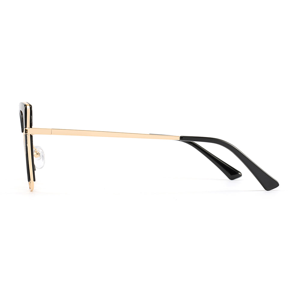 Falisha Eyeglasses in Black & Gold