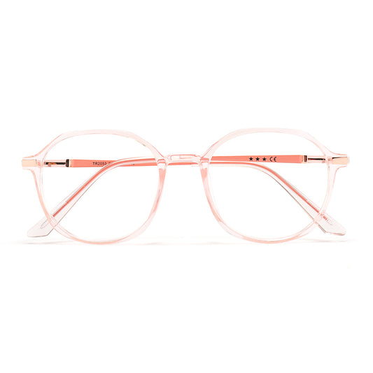 Joan Eyeglasses in Clear Pink