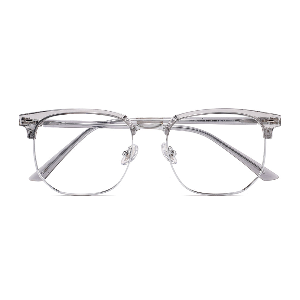 Aviva Eyeglasses in Grey & Silver