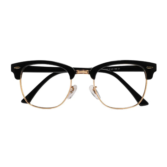 Forest Eyeglasses in Black & Gold