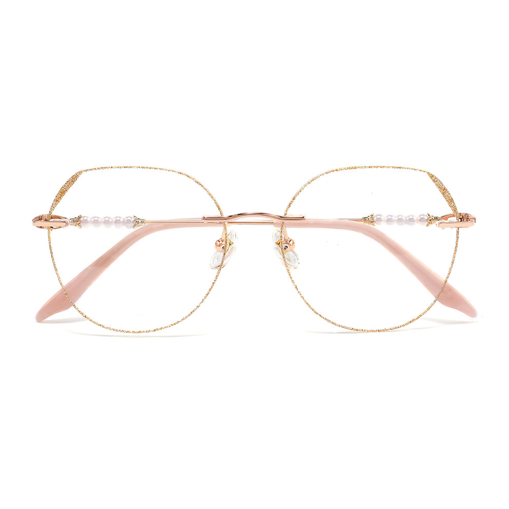 Fauna Eyeglasses in Rose Gold & Gold