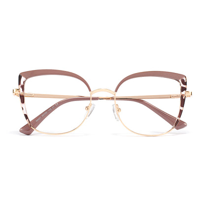 Falisha Eyeglasses in Brown & Leopard