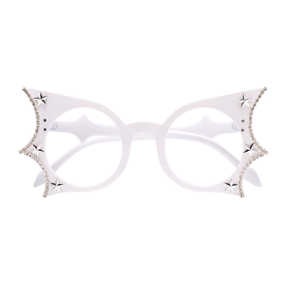 Jenna Eyeglasses in White