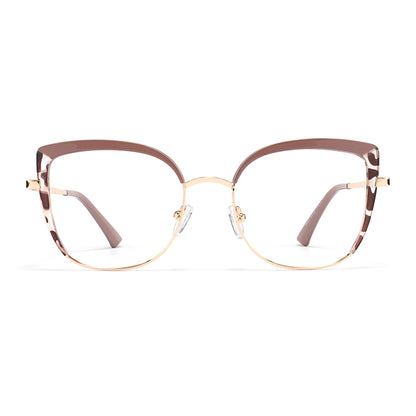 Falisha Eyeglasses in Brown & Leopard