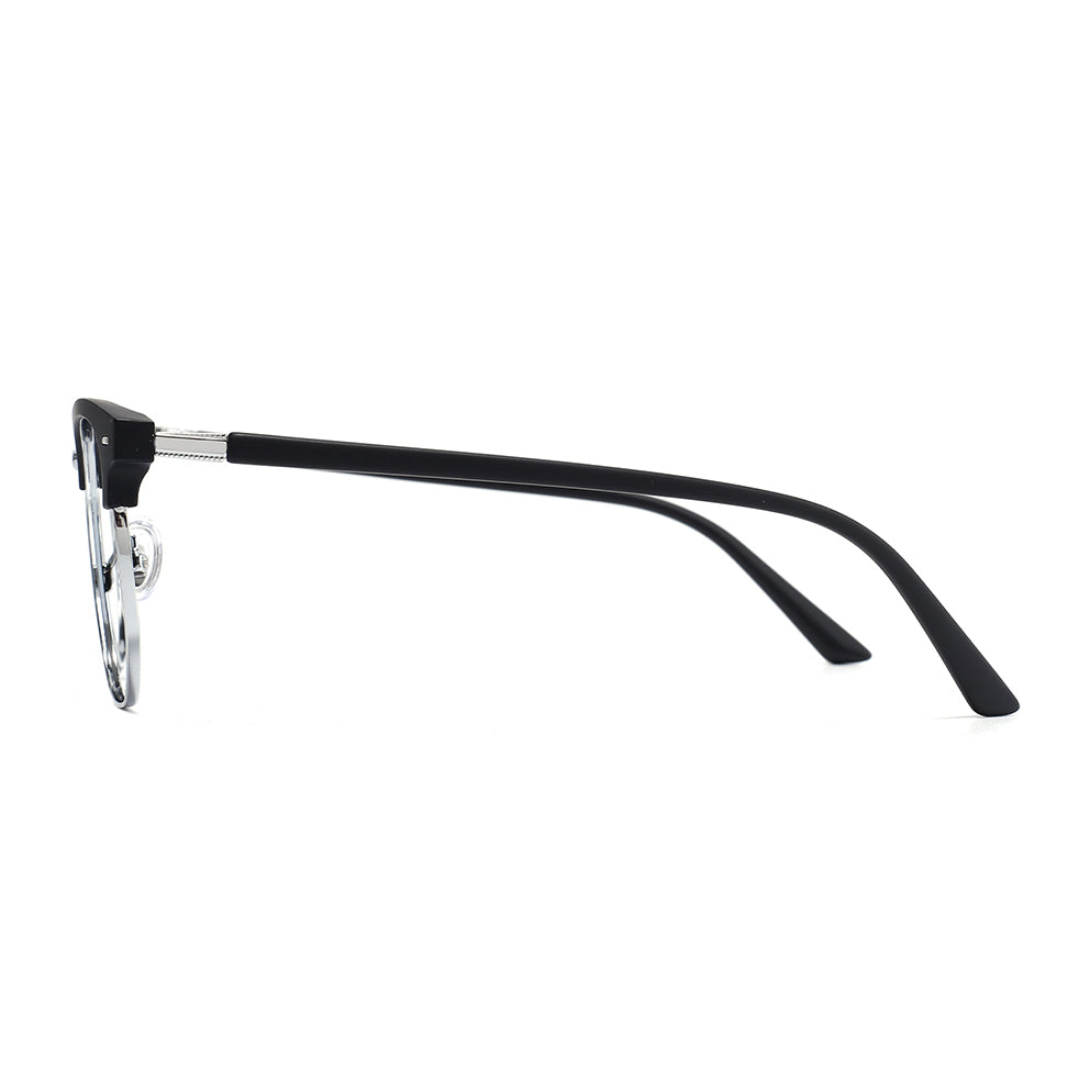 Aviva Eyeglasses in Black & Silver