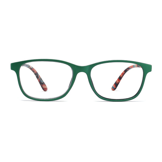 Chase Eyeglasses in Green Floral