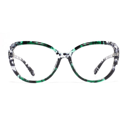 Kelley Eyeglasses in Green Tortoise