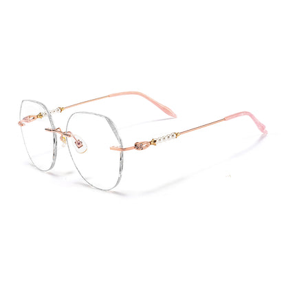 Fauna Eyeglasses in Rose Gold & Silver