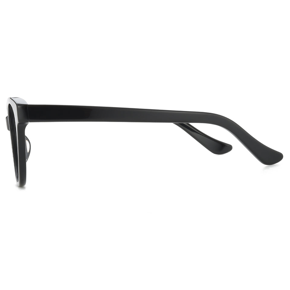 Amber Eyeglasses in Black