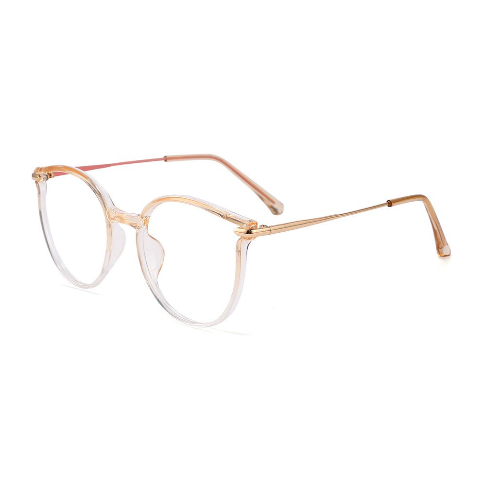 Sage Eyeglasses in Brown & Clear