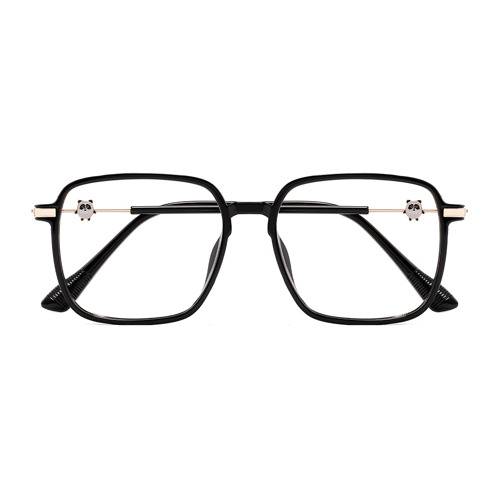 Melina Eyeglasses in Black & Gold