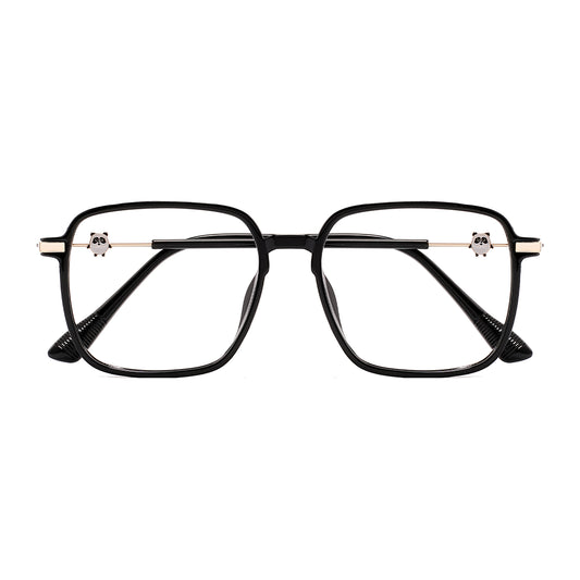 Melina Eyeglasses in Black & Gold