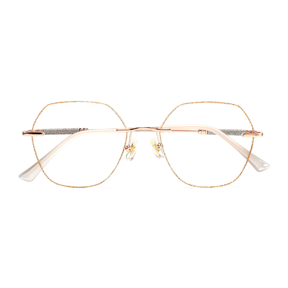 Gem Eyeglasses in Rose Gold & Gold