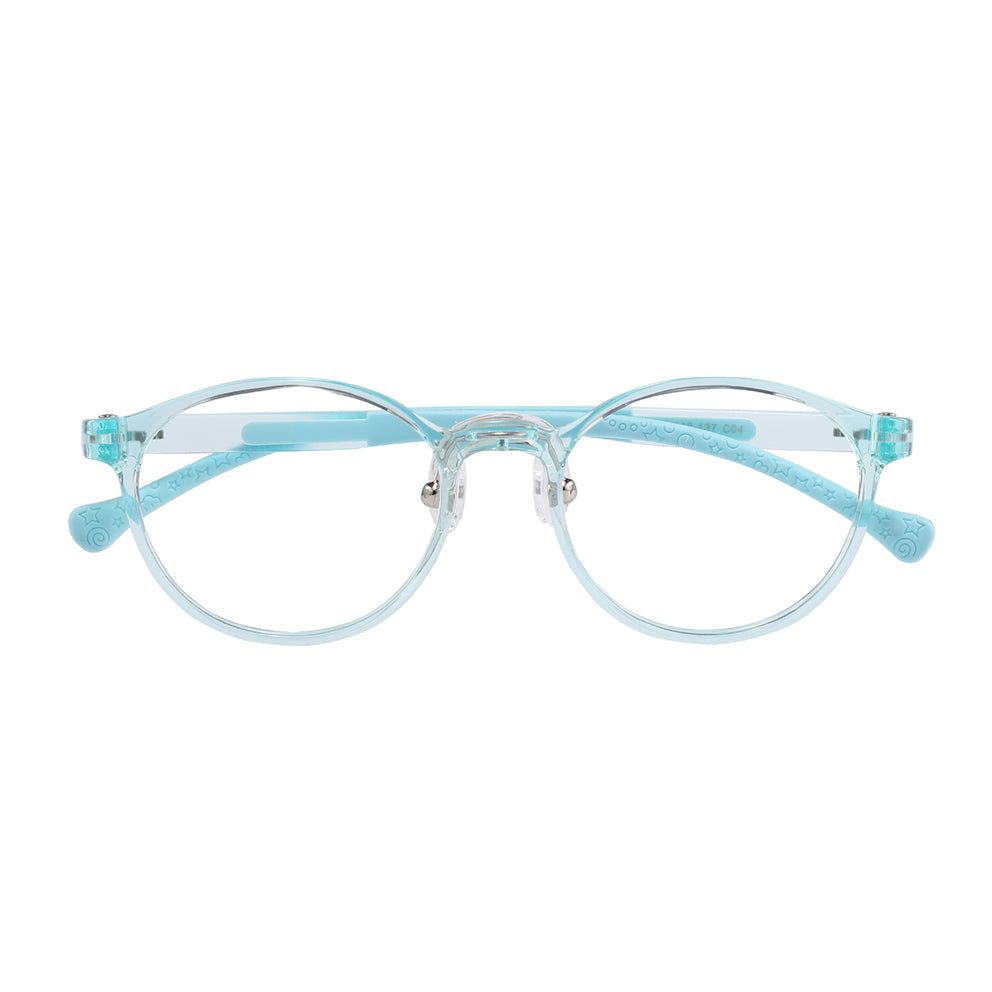 Dayan Eyeglasses in Clear Blue