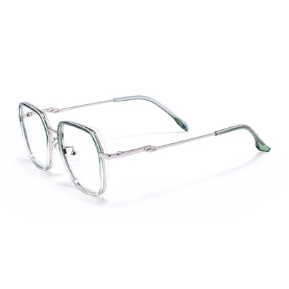 Viva Eyeglasses in Green & Clear