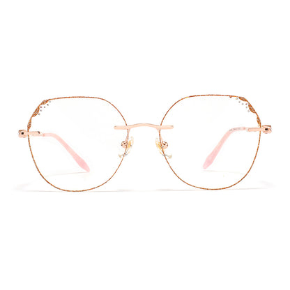 Golden Pearl Eyeglasses in Rose Gold