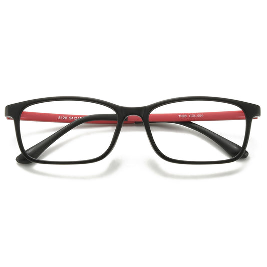 Avery Eyeglasses in Black & Red