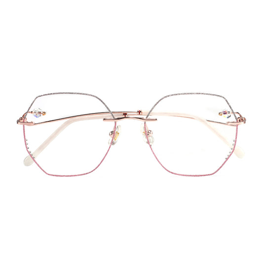 Viona Eyeglasses in Rose Gold