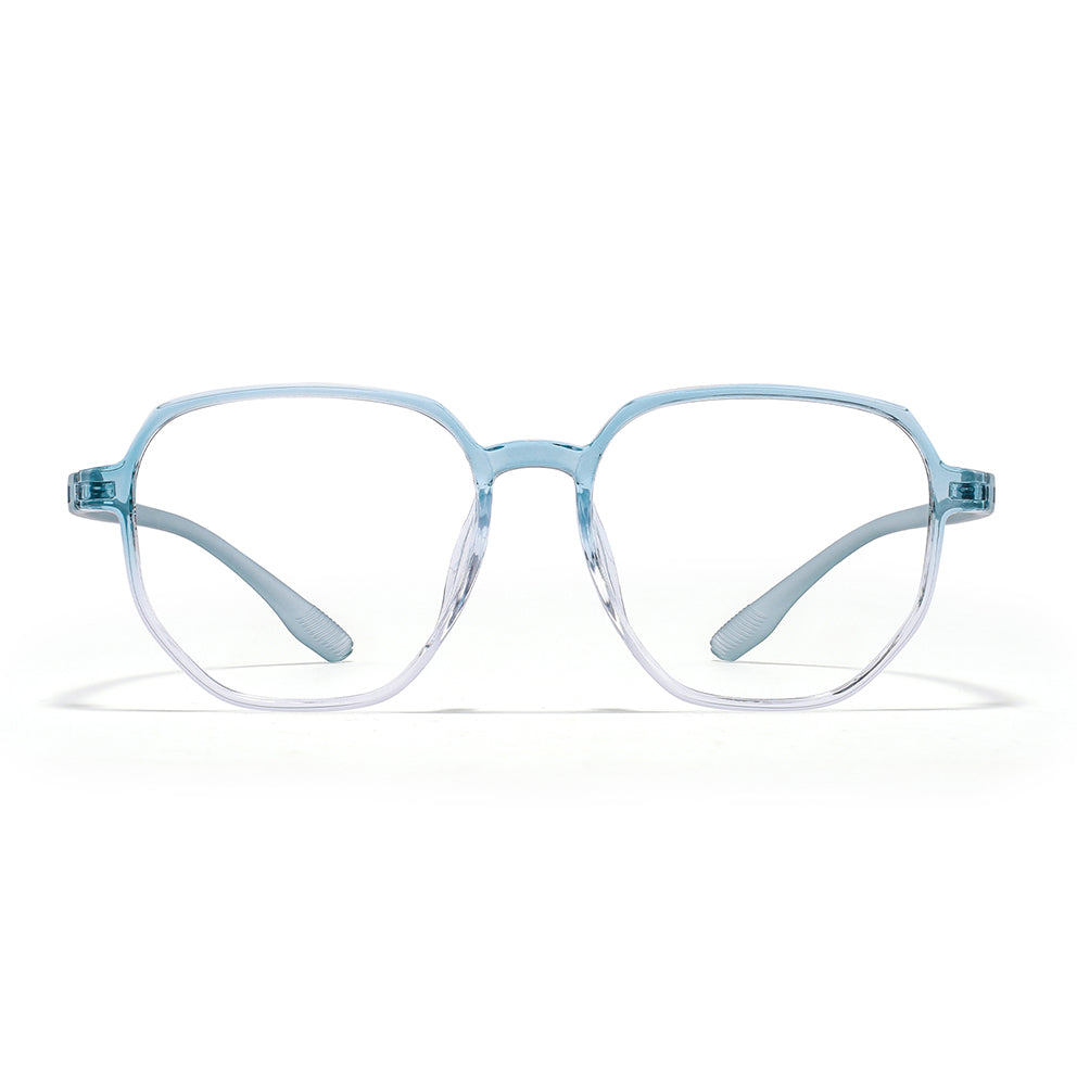 Hass Eyeglasses in Clear Blue & Clear