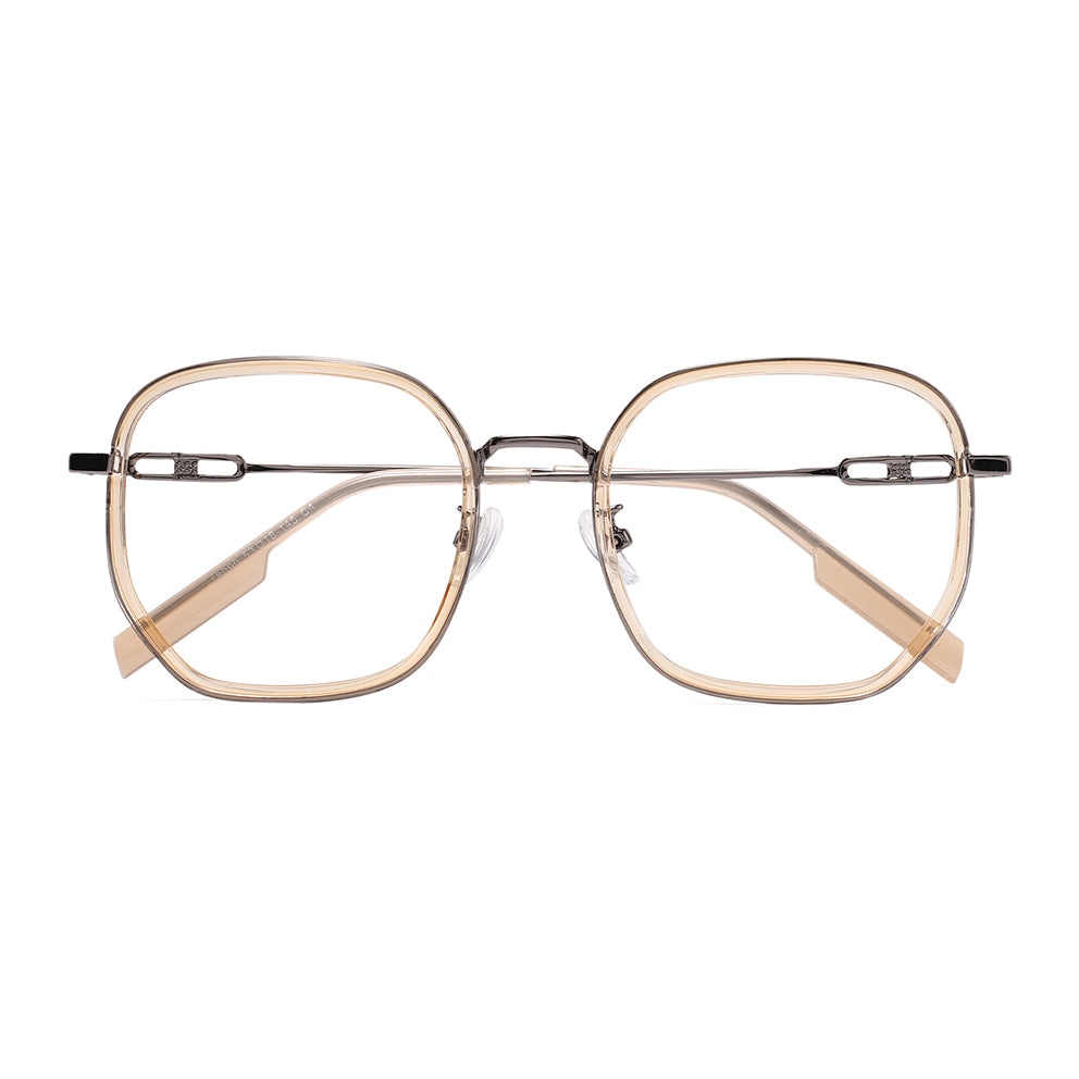 Sookie Eyeglasses in Champagne & Gun