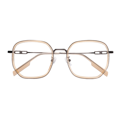 Sookie Eyeglasses in Champagne & Gun