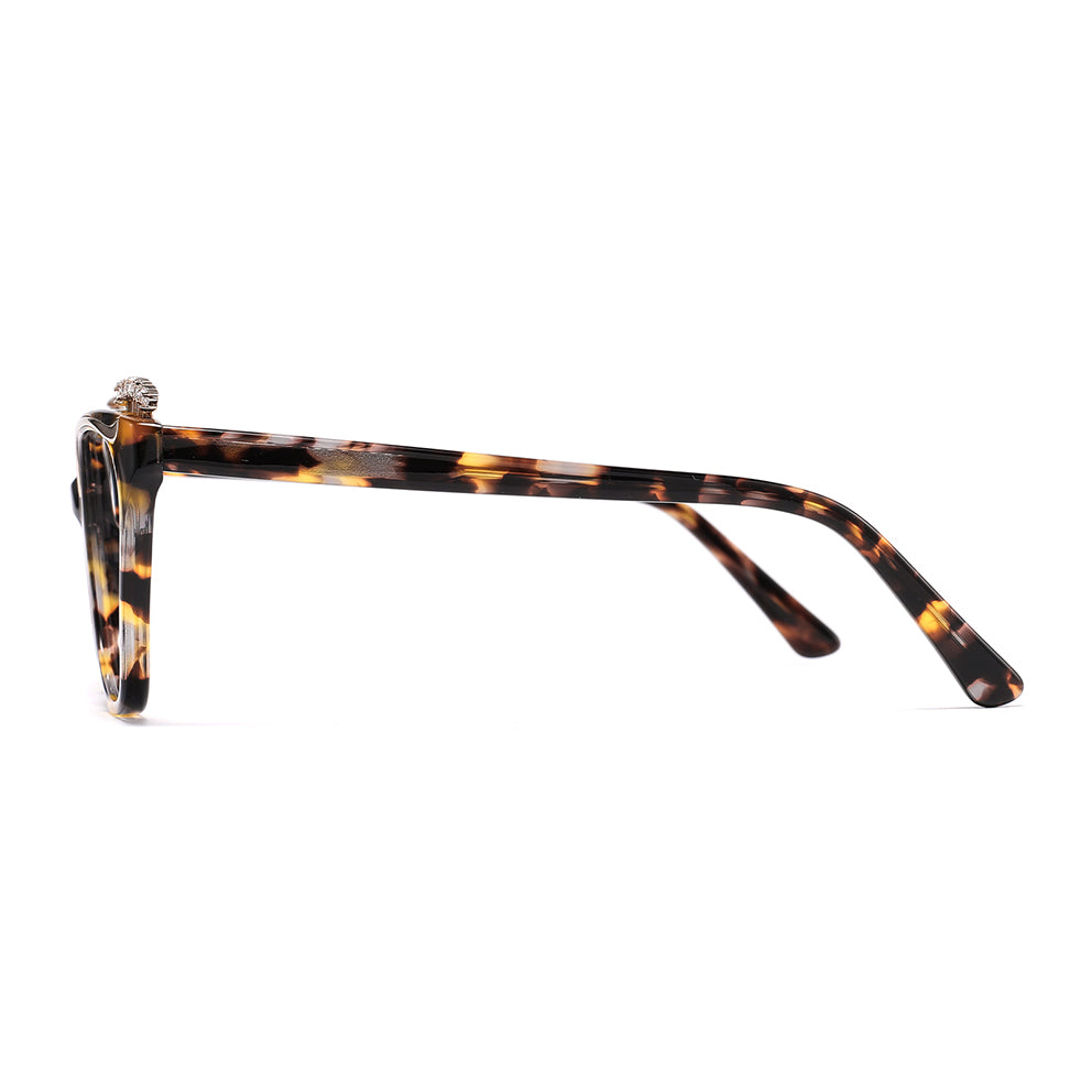 Joleen Eyeglasses in Warm Tortoise