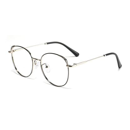 Sabina Eyeglasses in Black & Silver