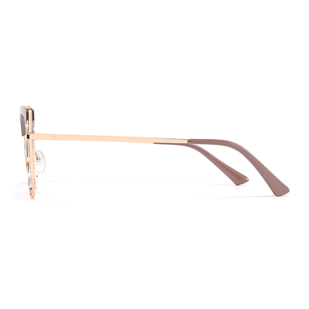 Falisha Eyeglasses in Brown & Leopard