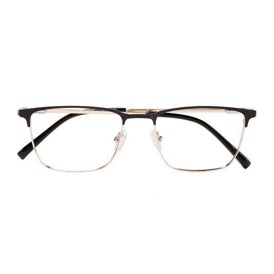 Vito Eyeglasses in Black & Gold