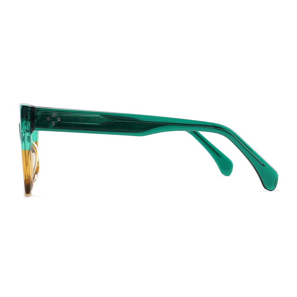 Landrey Eyeglasses in Green & Yellow