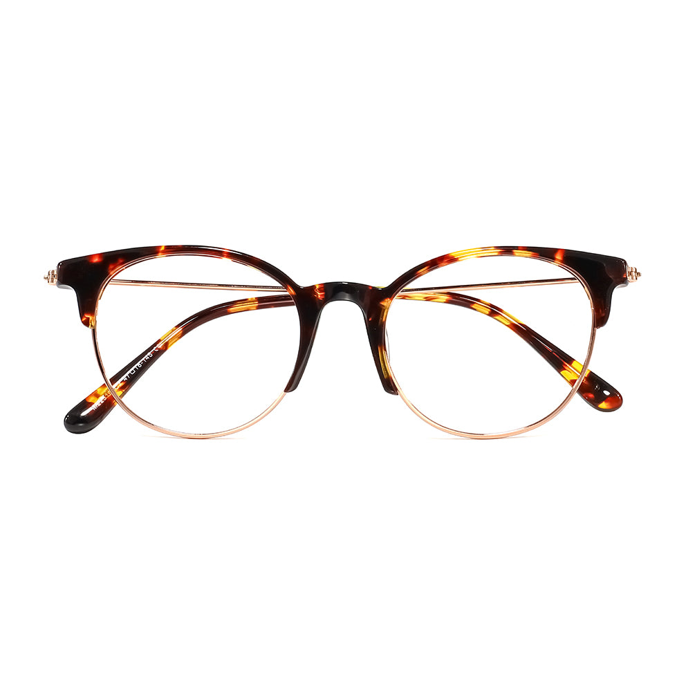 Caroline Eyeglasses in Warm Tortoise