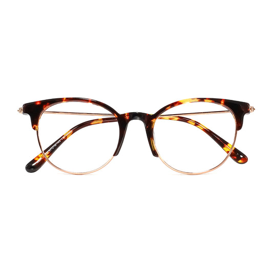 Caroline Eyeglasses in Warm Tortoise