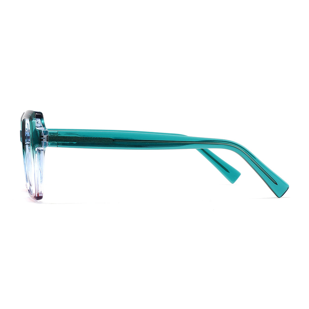 Aurelia Eyeglasses in Teal & Purple