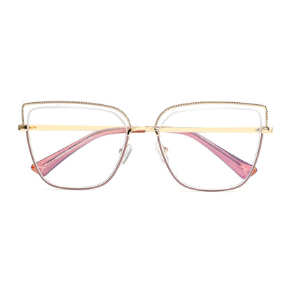 Loes Eyeglasses in Purple & Gold