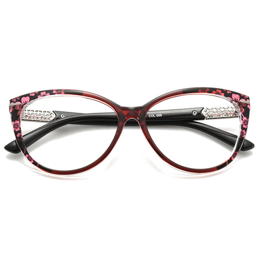 Xenia Eyeglasses in Red