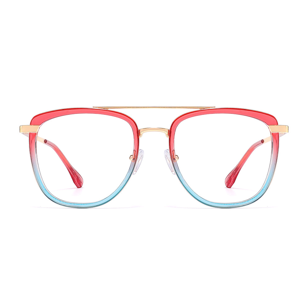 Simi Eyeglasses in Red & Blue