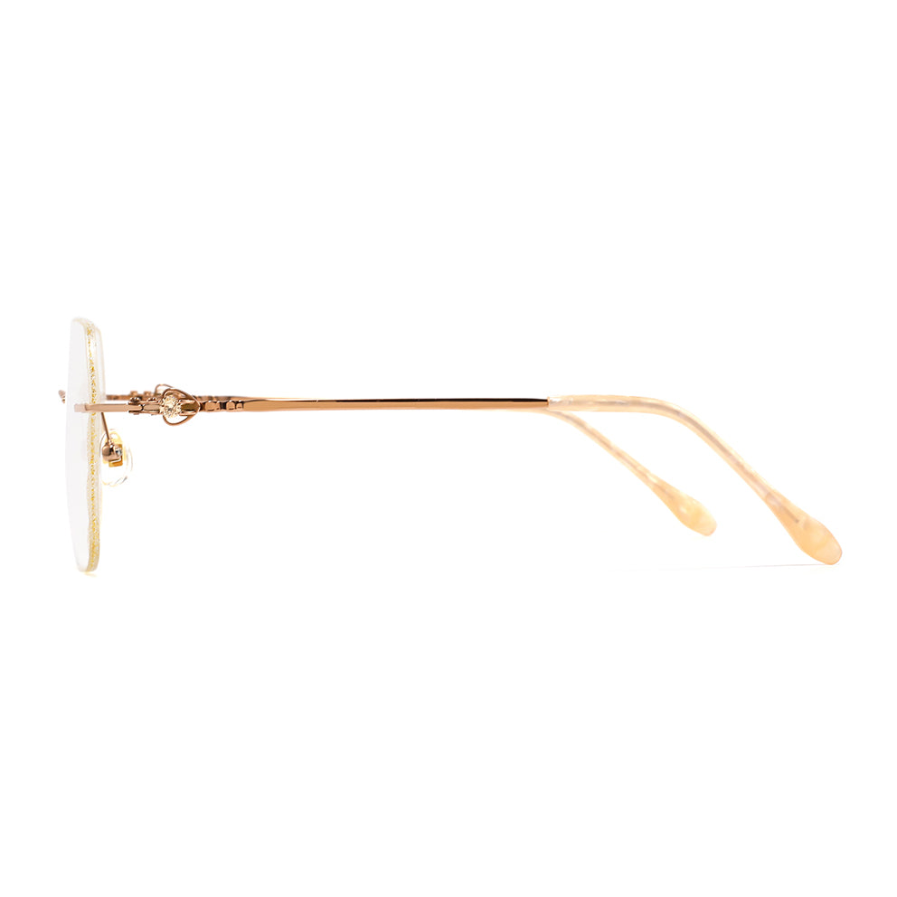 Liiam Eyeglasses in Rose Gold & Gold