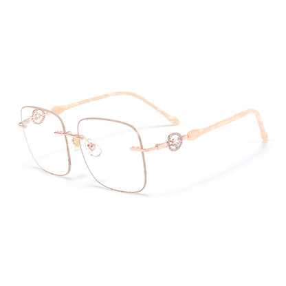 Fania Eyeglasses in Rose Gold