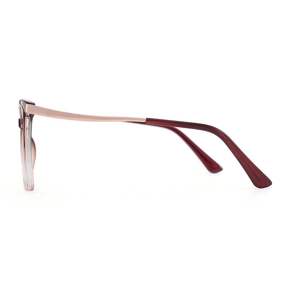 Sine Eyeglasses in Brown & Champagne