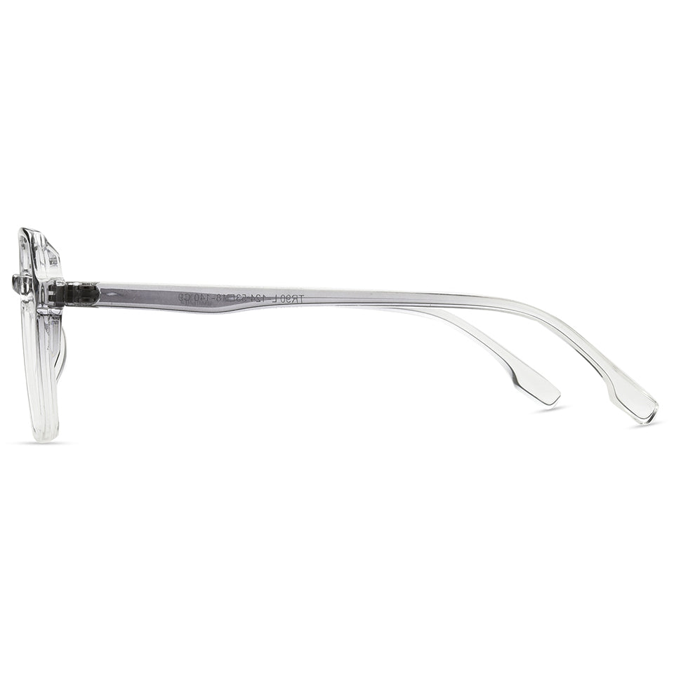 Kendall Eyeglasses in Grey & Clear