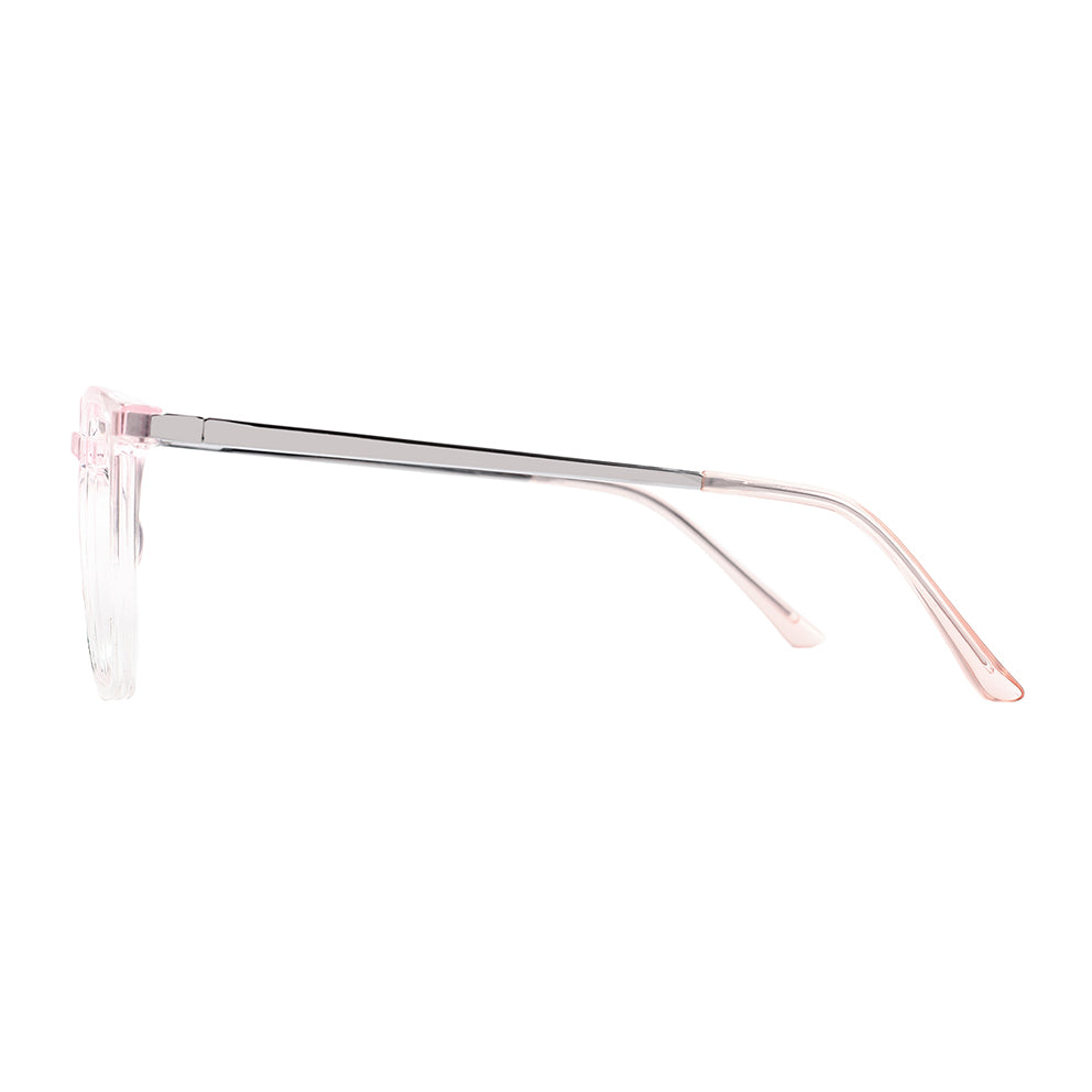 Jocelin Eyeglasses in Pink & Clear