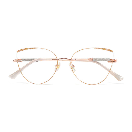 Glamour Eyeglasses in Rose Gold & Gold