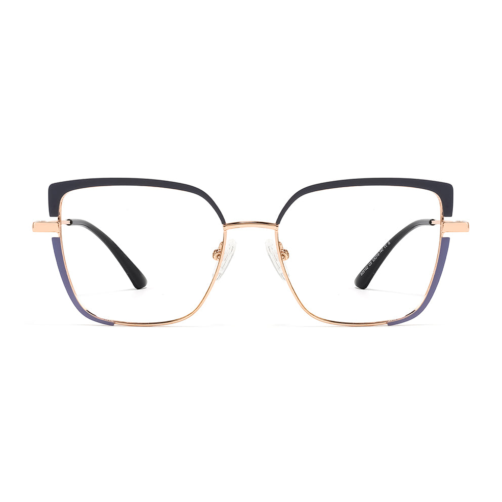 Dodie Eyeglasses in Grey & Purple