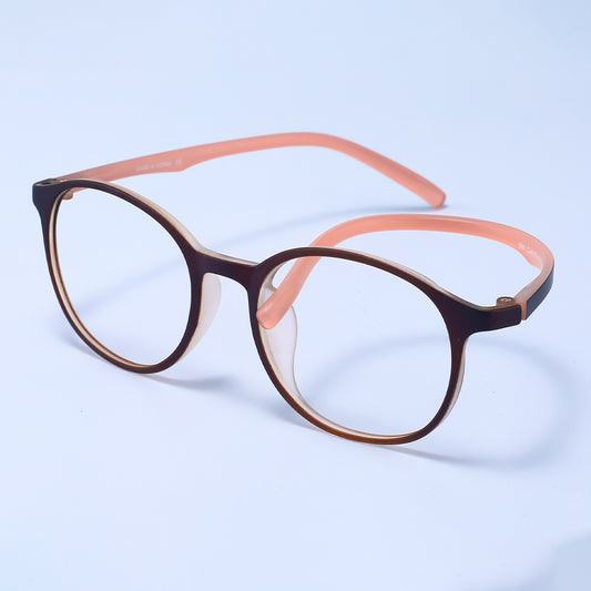 Mika Eyeglasses in Brown & Pink